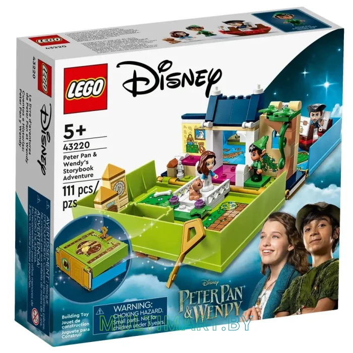 Конструктор LEGO Disney 43220 Книга приключений Питера Пена и Венди